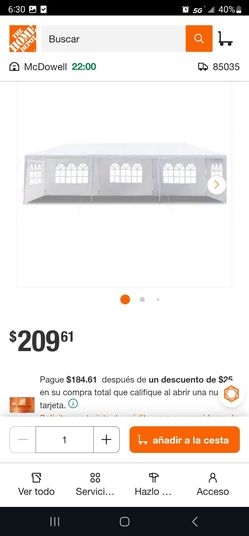 Carpas de 10x30 nueva tengo 2 iguales