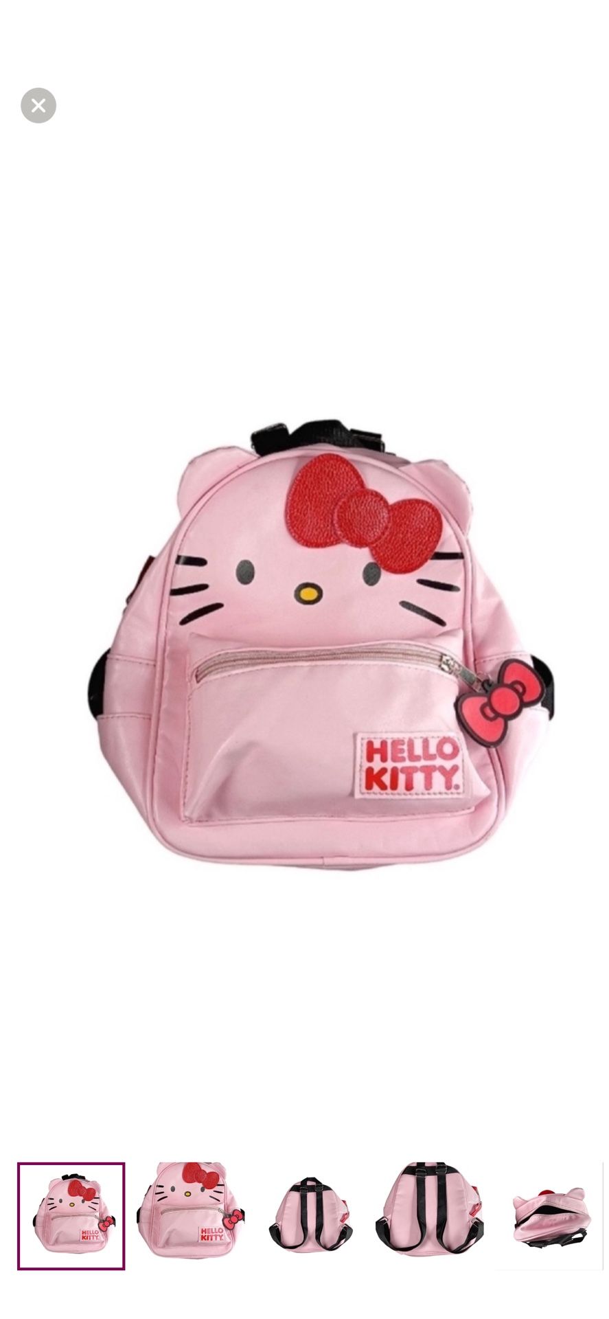 Sanrio Hello Kitty Pink and Red Bag Backpack