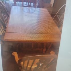 Wood Dinning Table Set