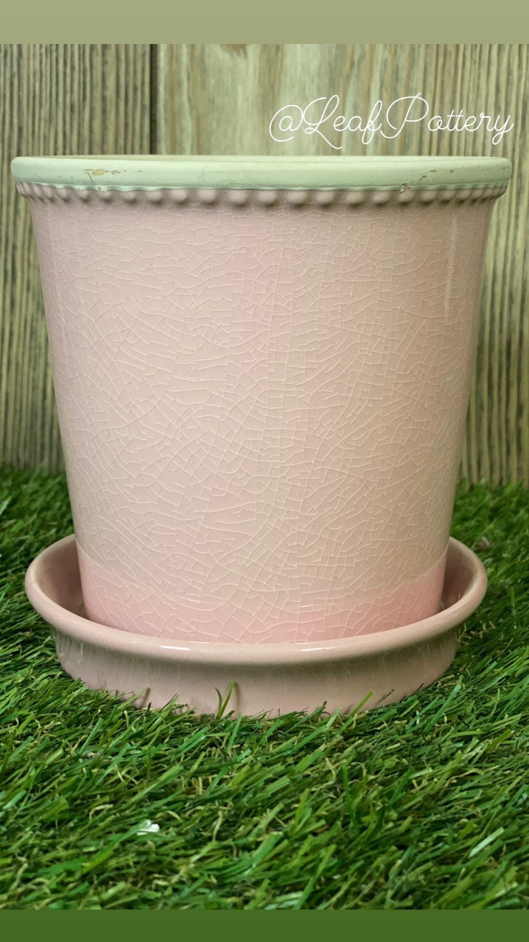 Pink Florence (SM) Ceramic Planter Pot 