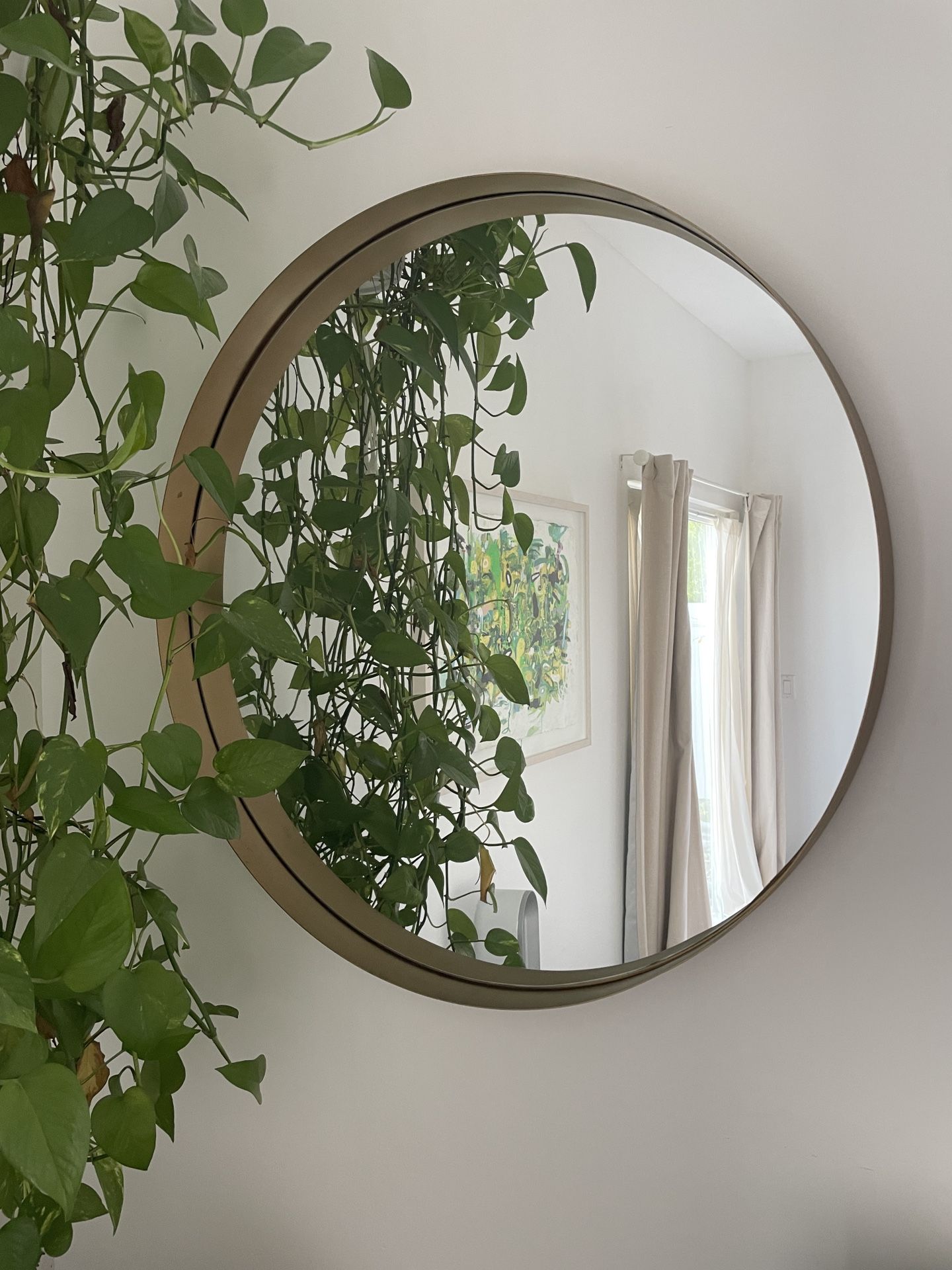 Mid Century Modern Circular Mirror