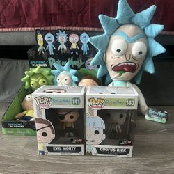 Rick And Morty Funko & Plushies Bundle 