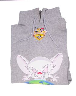 Custom pinky and the brain hoodie