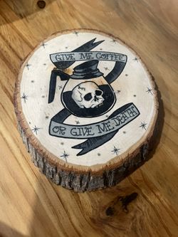 Wood Coffee Sign
