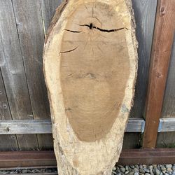 white oak live edge slab furniture