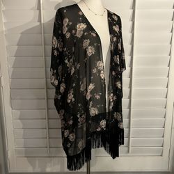🖤XHILARATION • Kimono Cardigan or Coverup