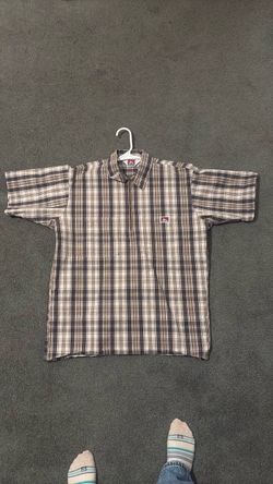Brown Ben davis short sleeve quarter zip h