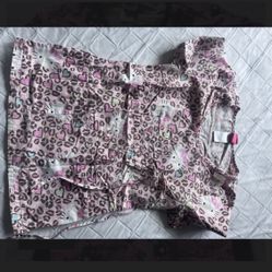 hello kitty medical scrub too xs