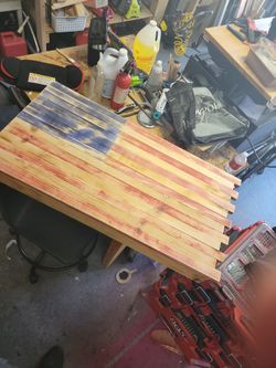 Wooden Flag