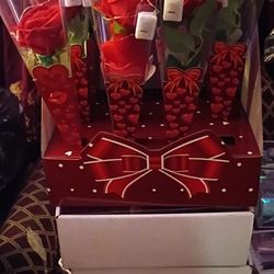 Tengo Ositos Y Rosas Artificiales Con Luz $5 $10 $15 $20