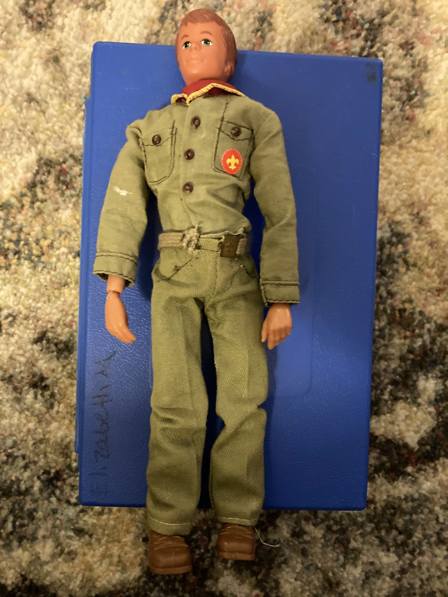 Vintage 1974 Kenner Steve Boy Scout Action Figure 9”  (Johnstown Ohio)