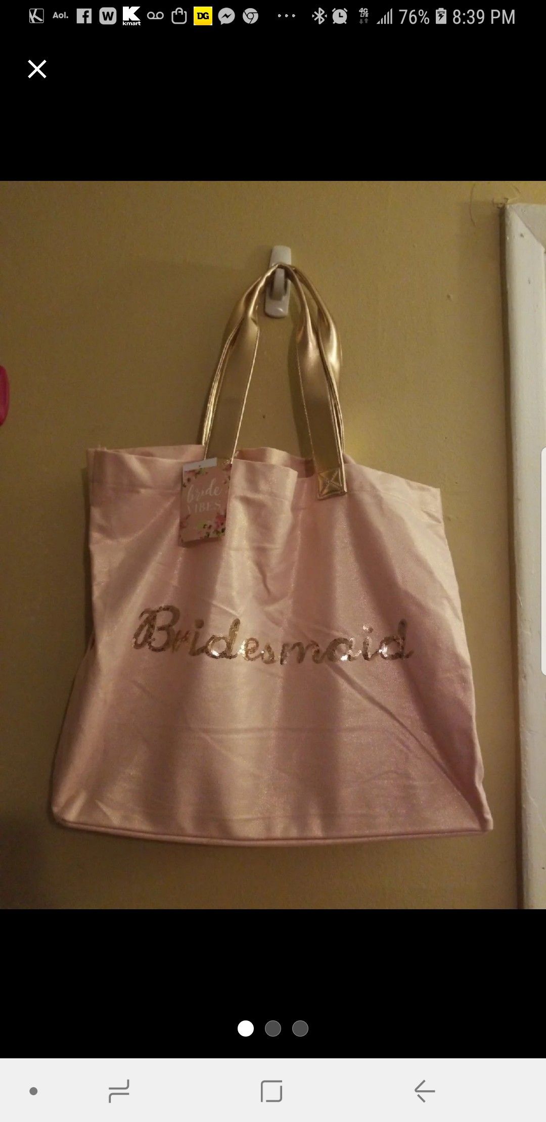 Large Bridesmaid Bag