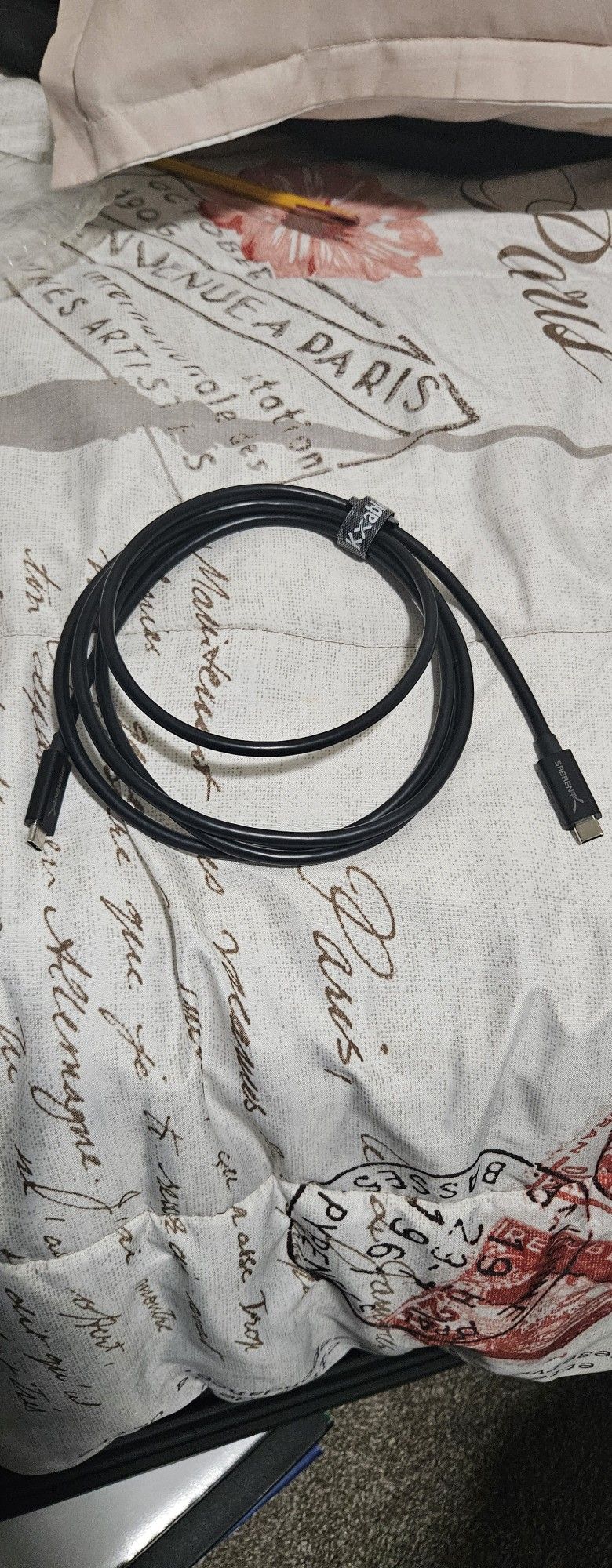 SABRENT Certified Thunderbolt 4 Cable, 2M (6.5ft)
