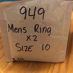 Rings Men Unclaimed Internet Purchase #949