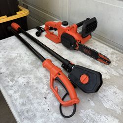 Black+Decker Corded Electric Chainsaw