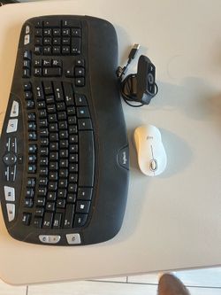 Keyboard, mouse, webcam