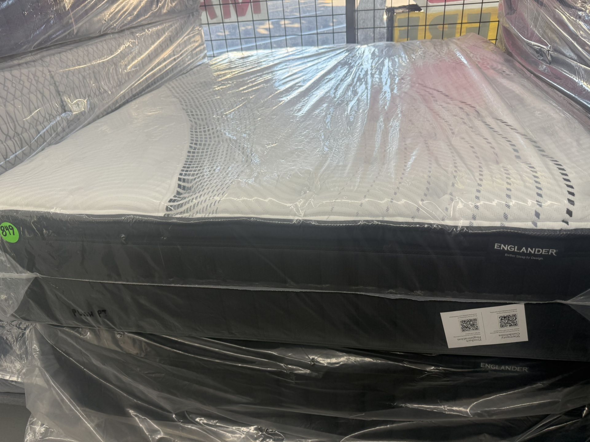 QUEEN SIZE ENGLANDER “OXFORD” SOFT PILLOW TOP MATTRESS SET