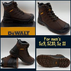 New DEWALT BOOTS FOR MENS SZ 9 SZ10 SZ12 Dark Brown