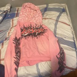 hellstar Hoodie Pink