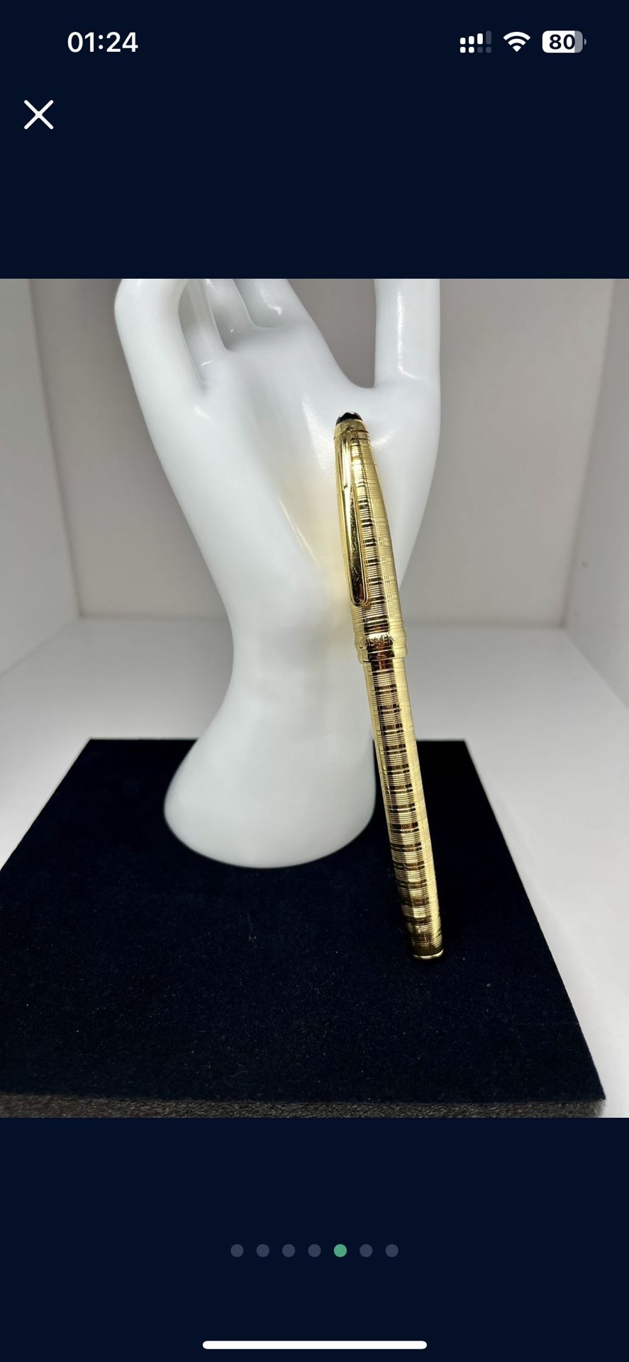 Mont Blanc Pen Gold Tone