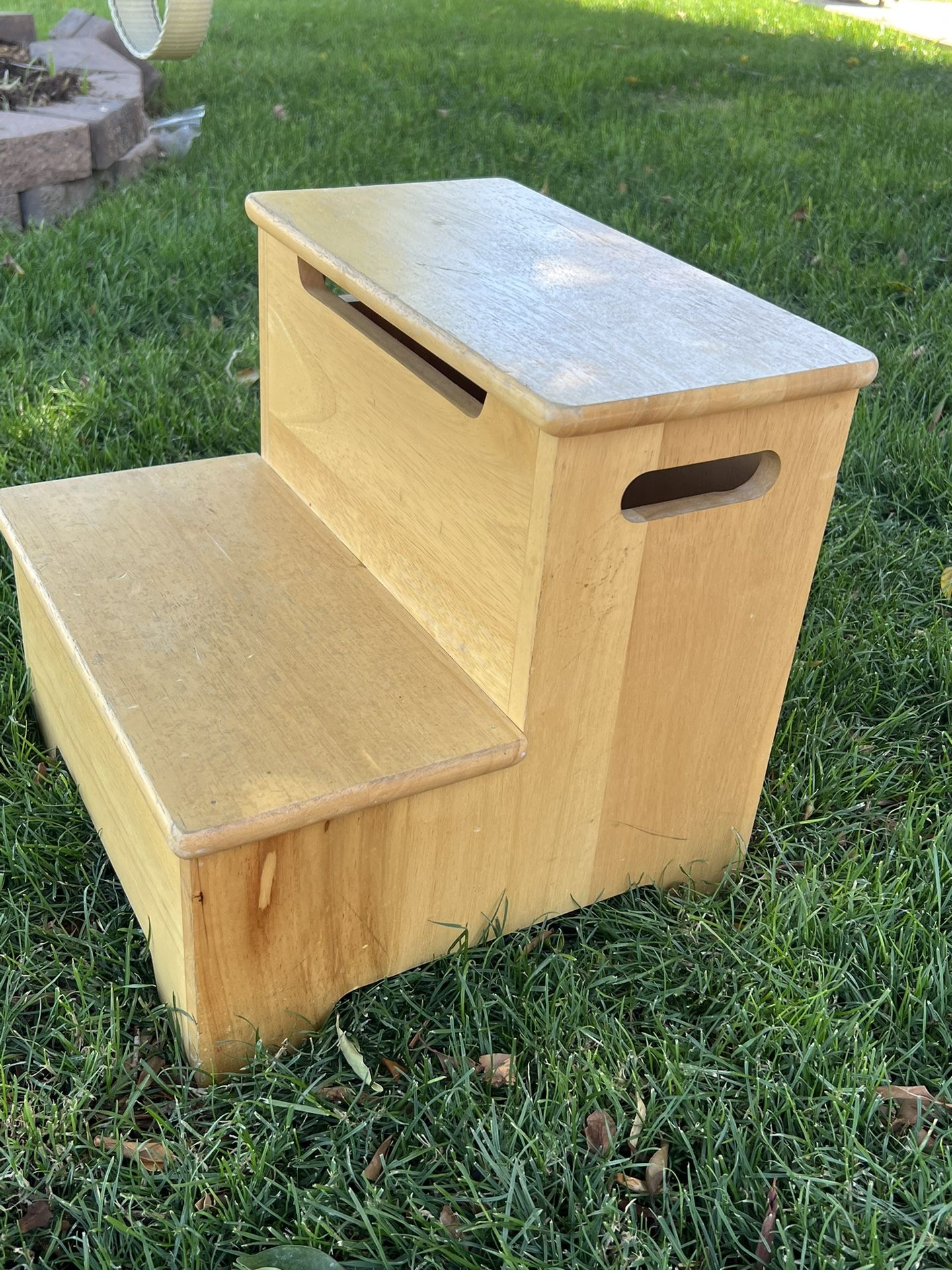 wooden-step-stool-with-storage-for-sale-in-peoria-az-offerup