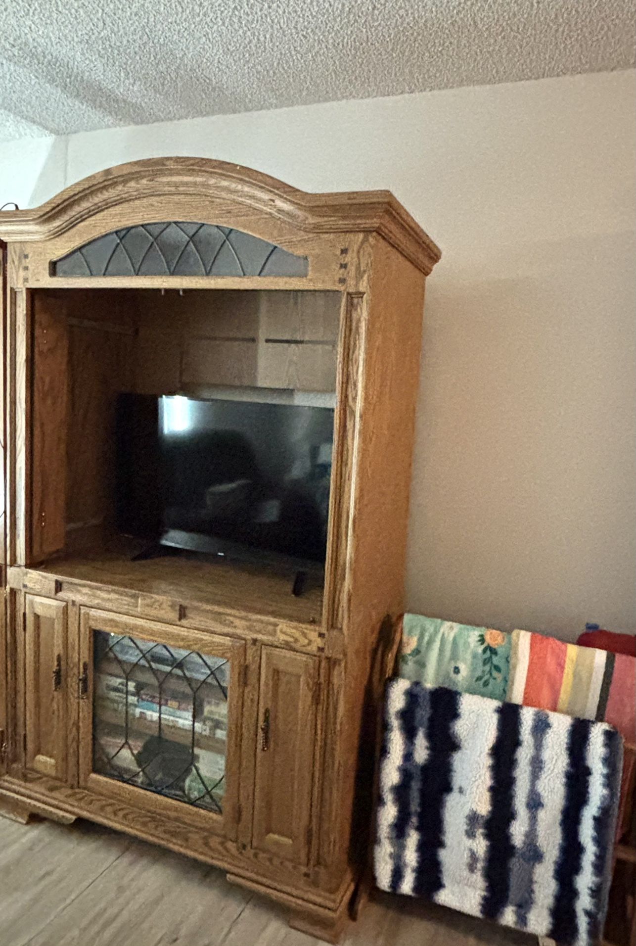 Beautiful Solid Wood Entertainment Center/Armoire