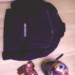 Motocycle Helmet & Jacket