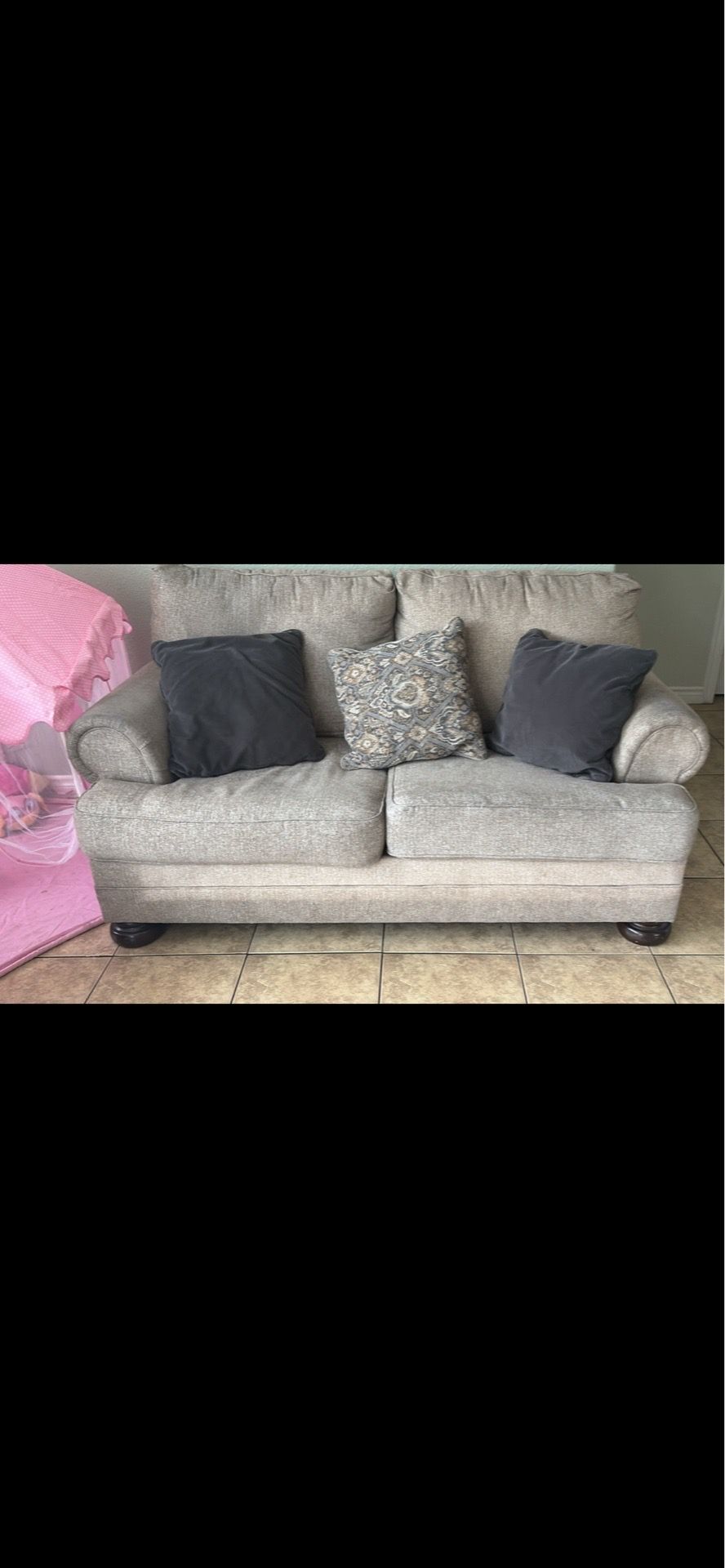 Couch and sofa for sale with original pillows