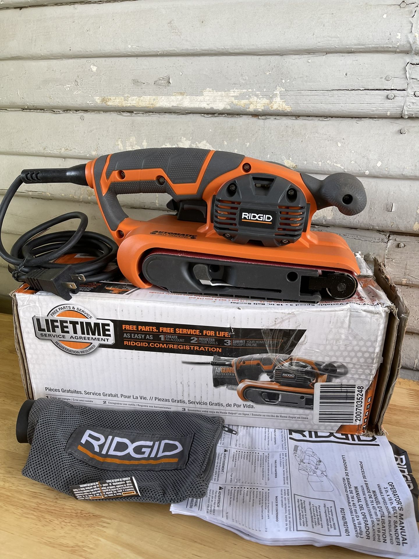 Belt Sander Ridgid Manual RIDGID Belt Sander R2740 Brush Assembly