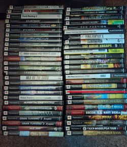 110 Playstation Games!!! PS2, PS3 and PS4