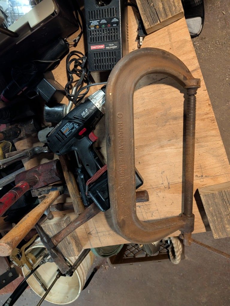 Hargrave 12" C-clamp Vintage 
