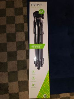 Vivitar Take a Stand 62" photo video tripod DSLR new in box