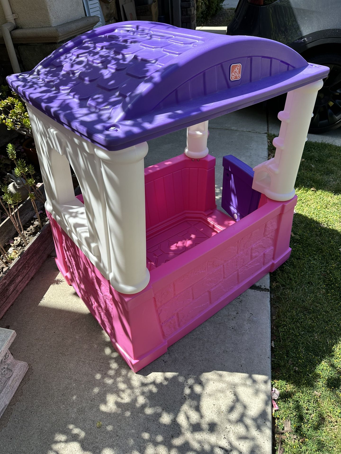 Step2 Four Seasons Pink and Purple Playhouse for Toddlers