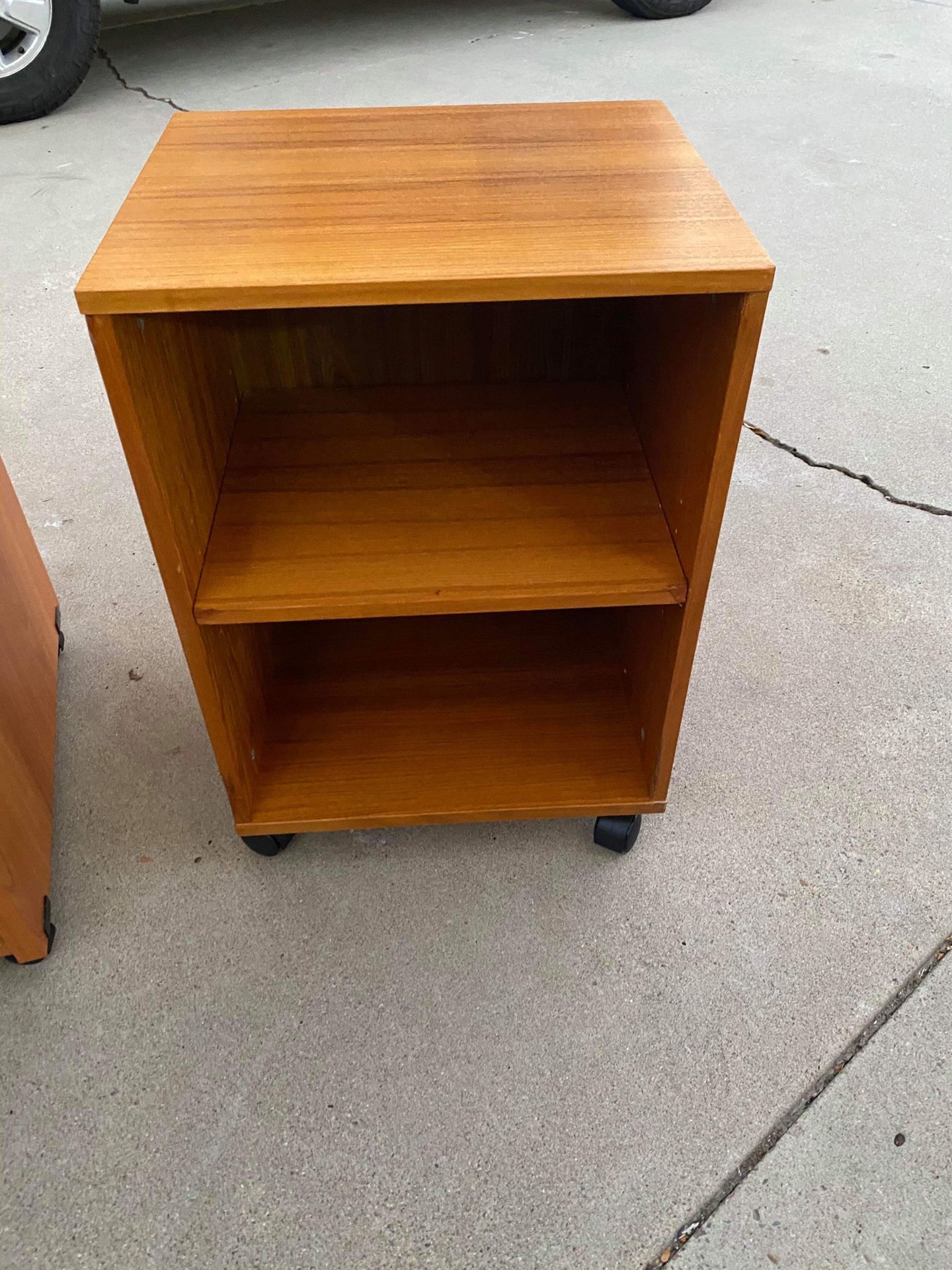 Desk and printer cart