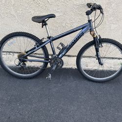 MARIN Bayview Trail 24” Mt Bike w/ 21 speeds, duel handbrakes and front fork shocks