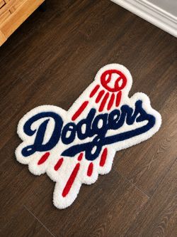 dodgers rug