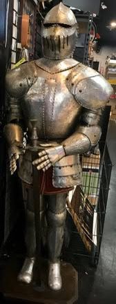 Vintage Italian-Made Petite Decorative Suit of Armor