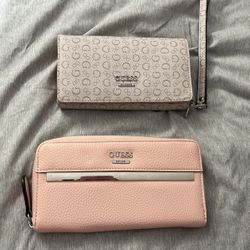 Pink Guess Wallets