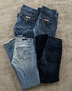 4 - Pairs Name Brand Jeans