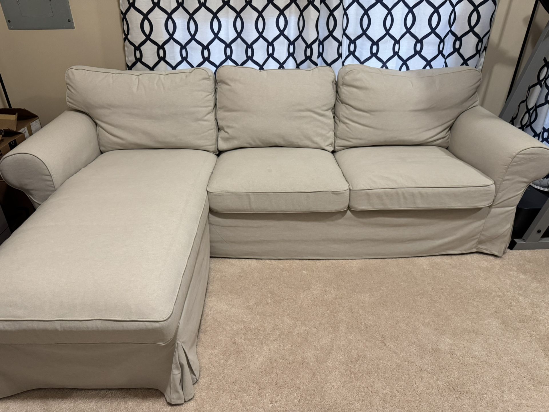 IKEA Sofa With Chaise
