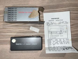 1970s 1980s Vintage Photo Flex Deluxe 110 Camera NEW IN BOX Kodak Polaroid 70s 80s
