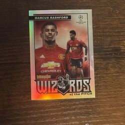 Marcus Rashford wizards of the pitch UEFA champions league tops card