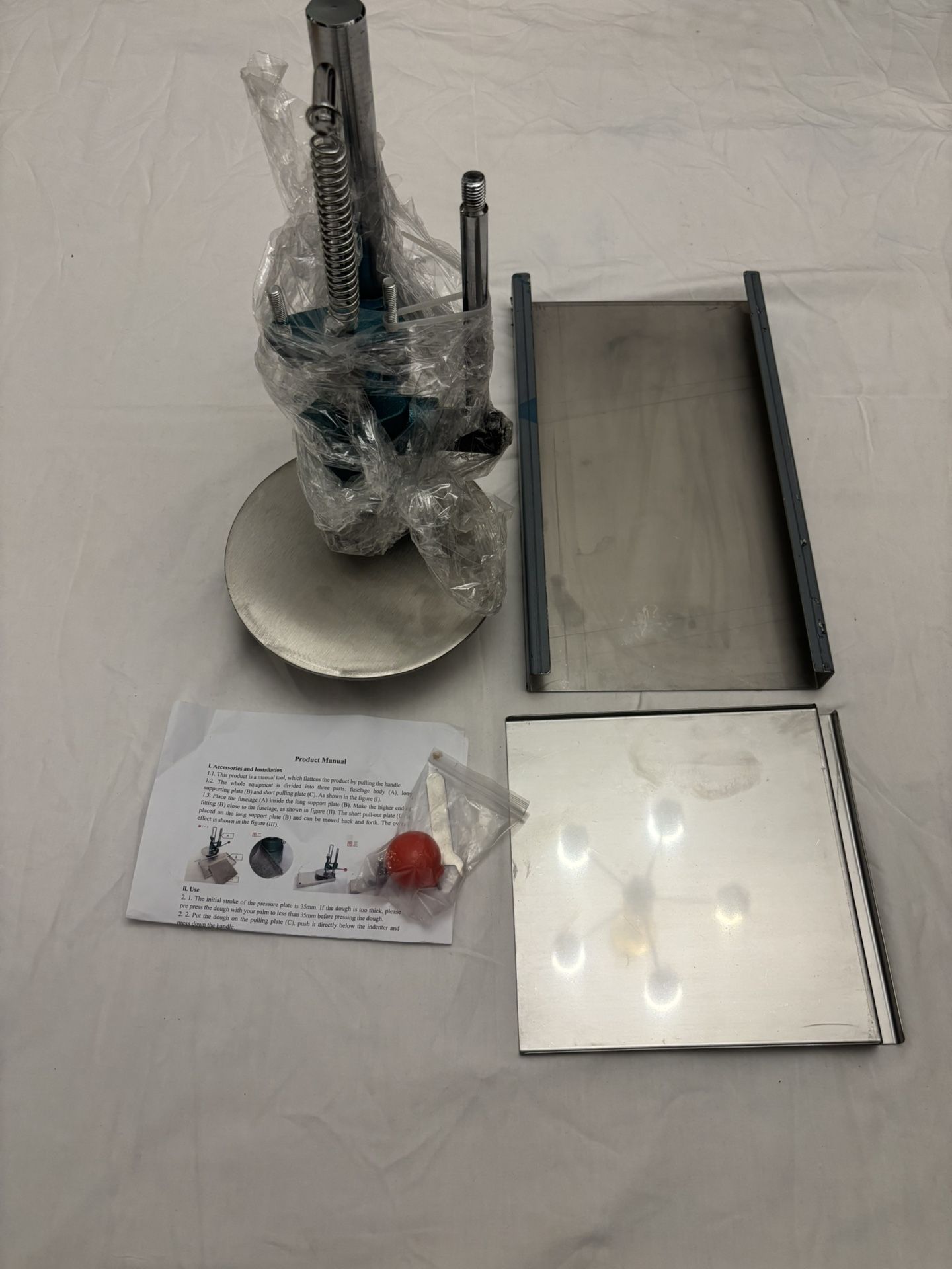 Manual Dough Press Machine Pizza Dough Press Machine For Dough Flatten 7.9"