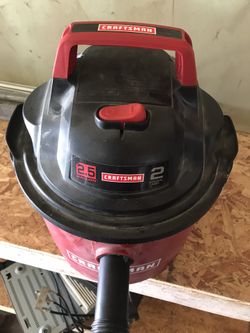Vacuum craftsman 2.5 gallon