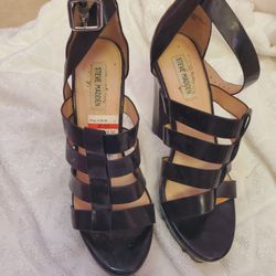 Steve Madden  Black Block Heel