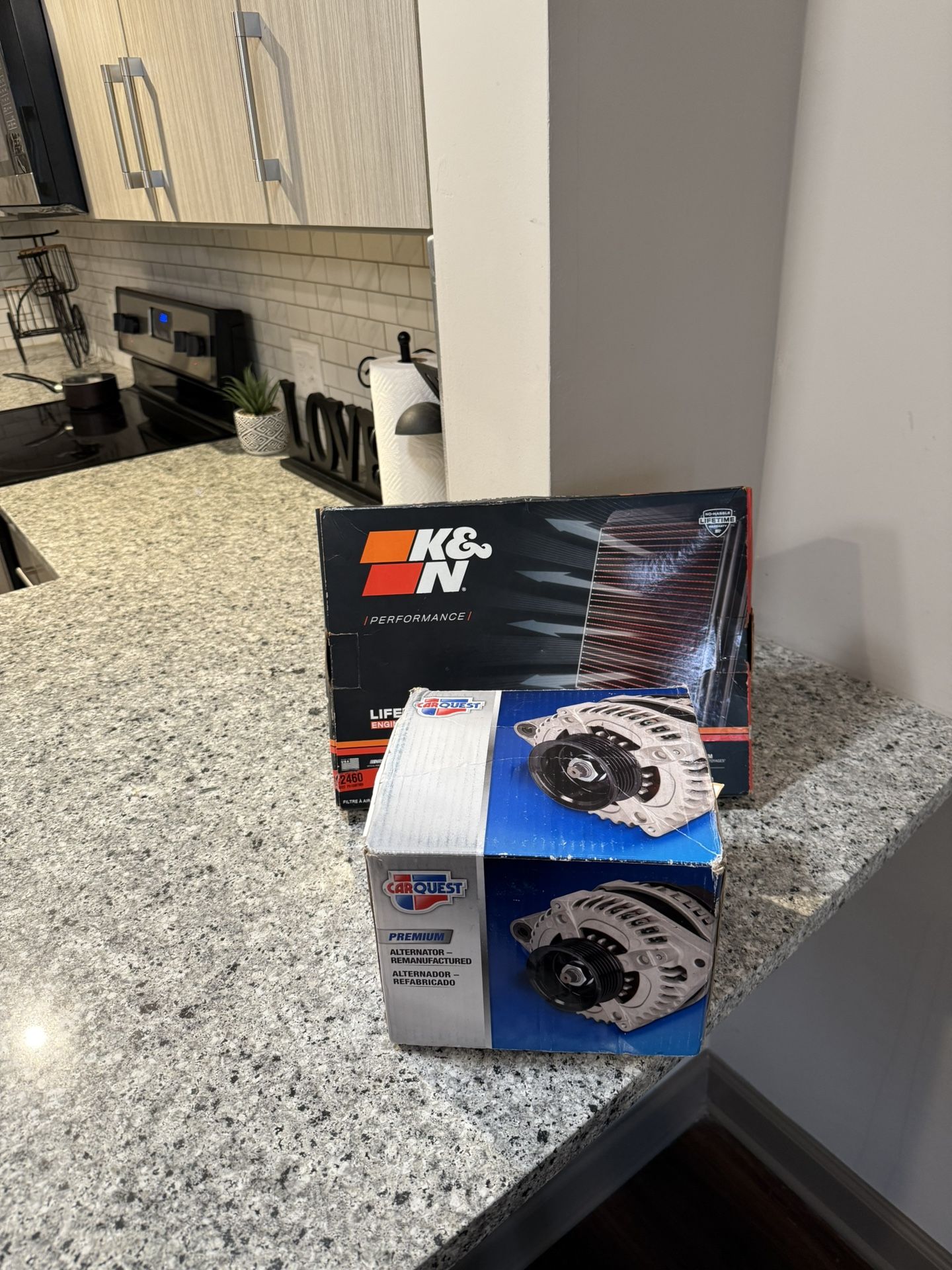  Alternator/ For OEM & K/N Air filter 