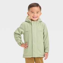 4T Toddler Solid Parka Jacket - Cat & Jack Olive Green