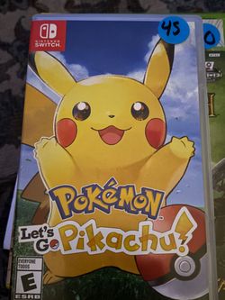Pokémon let's go Pikachu Nintendo switch