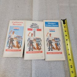 Old Road Maps Early 70s