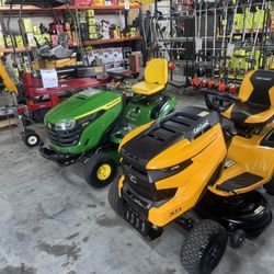 Riding Mowers Available 